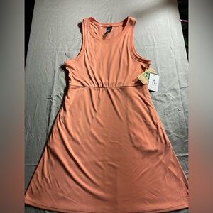 Sleeveless Peach Mini Dress